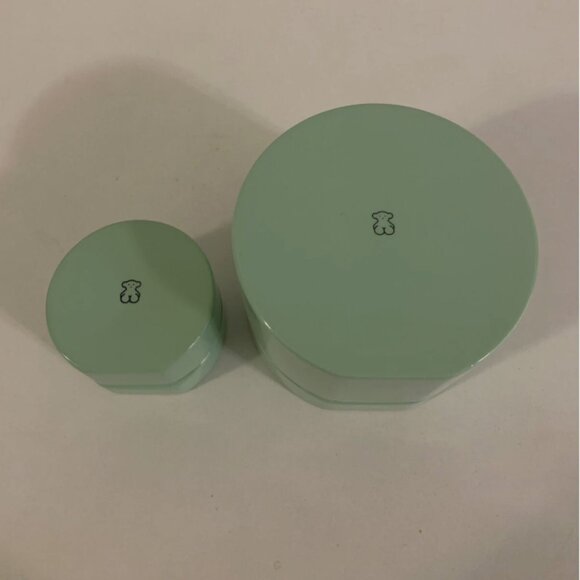 TOUS Ceramic Jewelry Boxes Earring & Bracelet Set Green Blue Teal - Picture 4 of 4